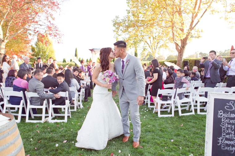 A Romantic Radiant Orchid Wedding via TheELD.com