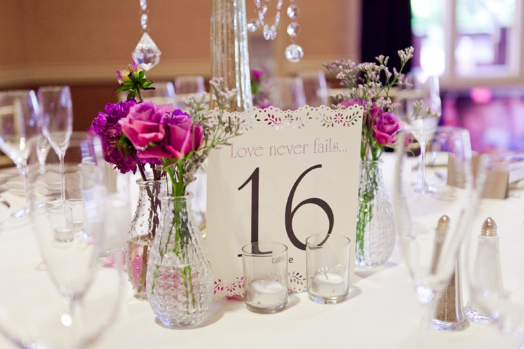 A Romantic Radiant Orchid Wedding via TheELD.com