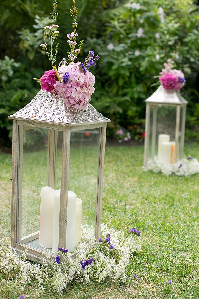 A Pink & Aqua Garden Wedding  via TheELD.com