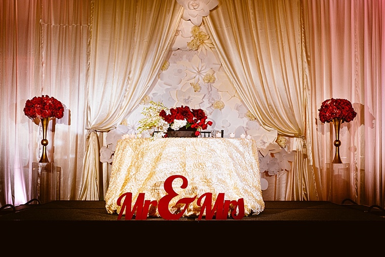A Classically Chic Red and Black Wedding via TheELD.com
