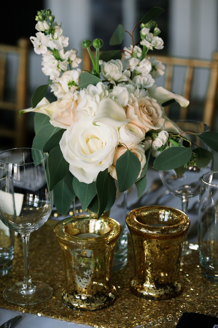 Modern Black and Gold Wedding Ideas via TheELD.com