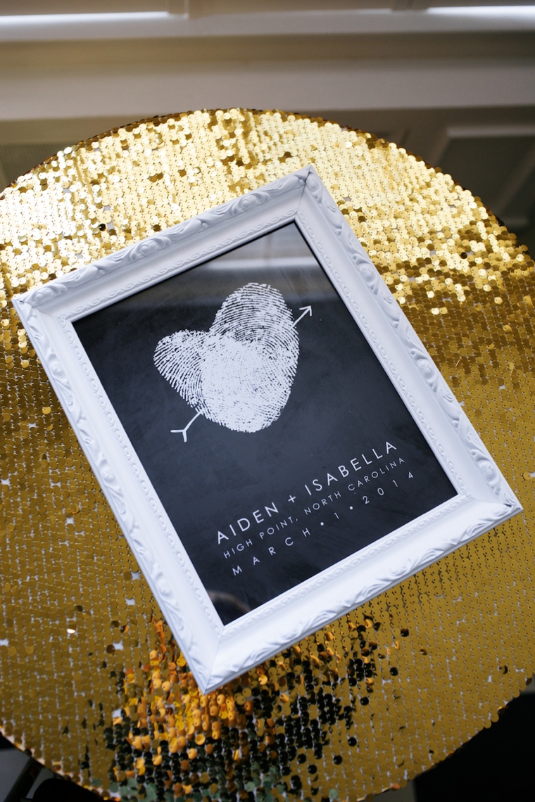 Modern Black and Gold Wedding Ideas via TheELD.com