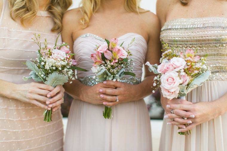 A Modern Ethereal Glitter & Blush Wedding via TheELD.com