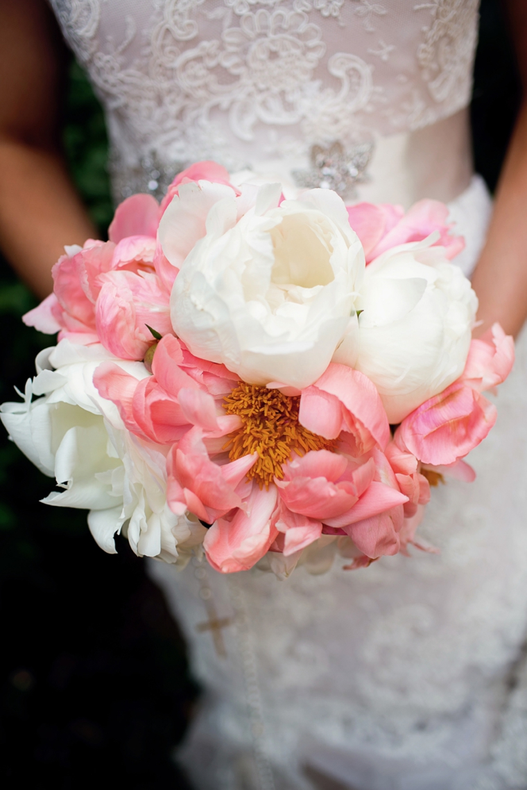 Romantic Pink Vintage Chic Wedding via TheELD.com