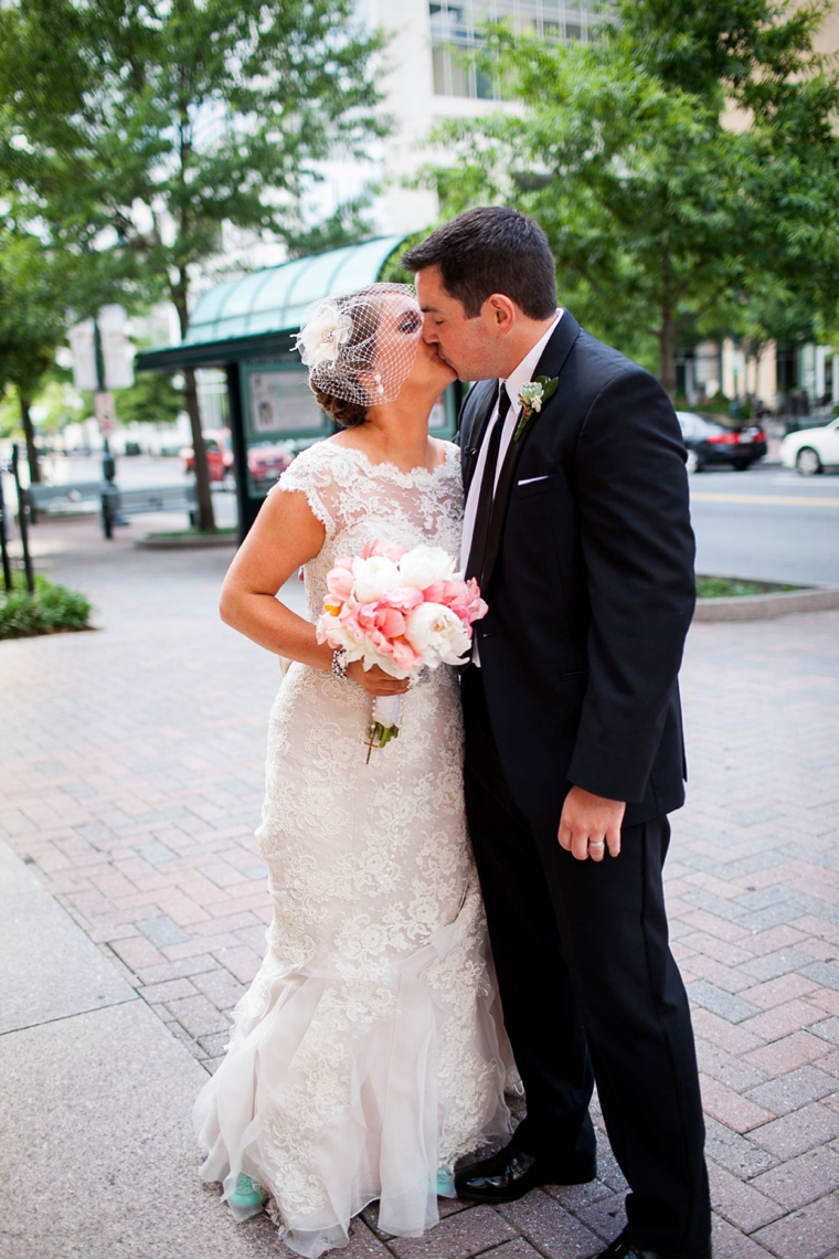 Romantic Pink Vintage Chic Wedding via TheELD.com