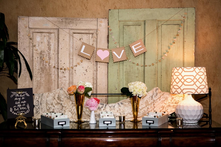 Romantic Pink Vintage Chic Wedding via TheELD.com