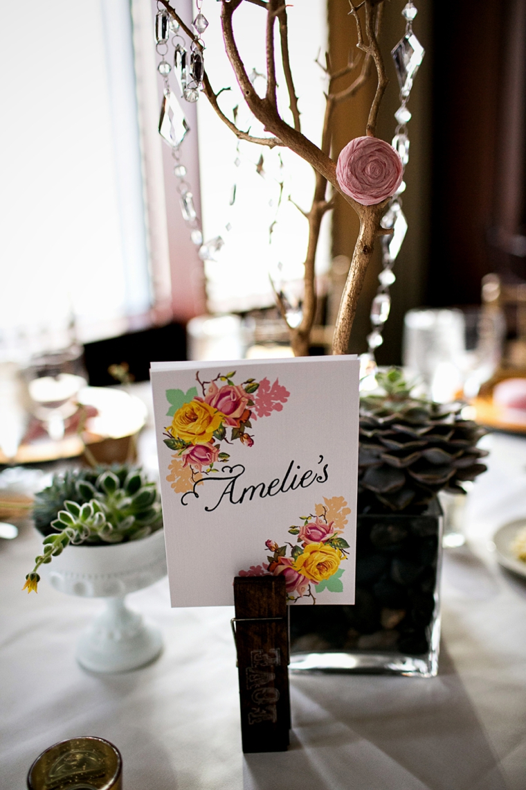 Romantic Pink Vintage Chic Wedding via TheELD.com