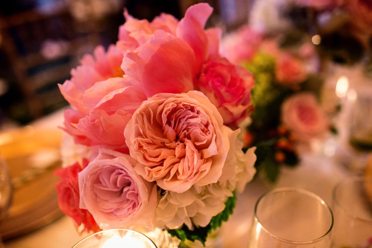 Romantic Pink Vintage Chic Wedding via TheELD.com