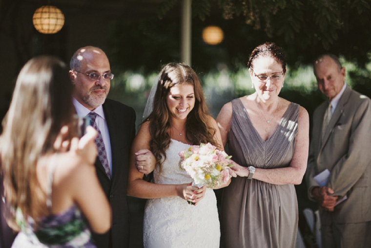 Rustic Intimate Blush and Yellow Wedding via TheELD.com