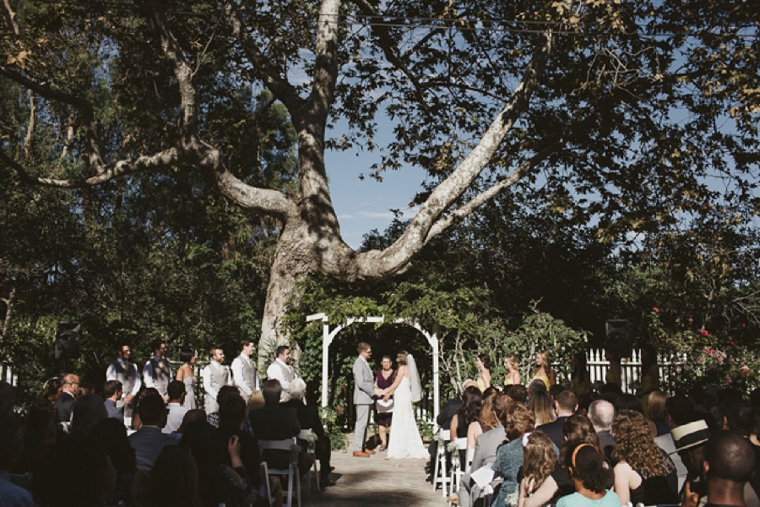 Rustic Intimate Blush and Yellow Wedding via TheELD.com