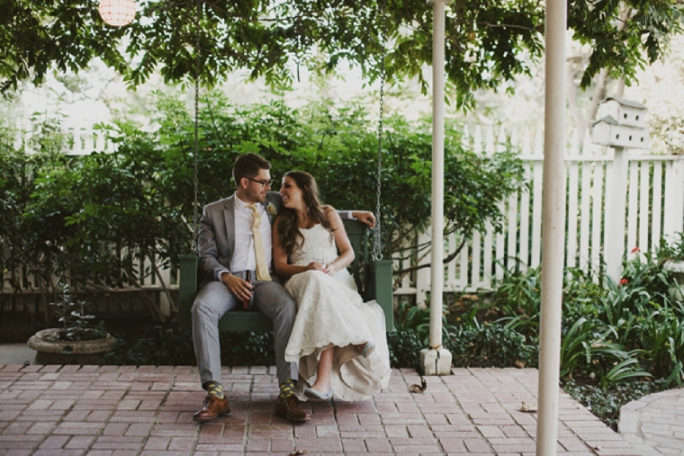 Rustic Intimate Blush and Yellow Wedding via TheELD.com