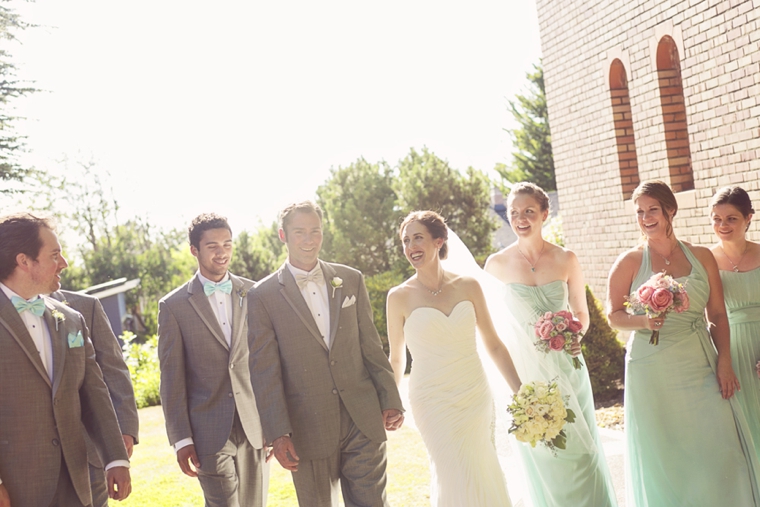 An Elegant Pink & Aqua Seattle Wedding via TheELD.com