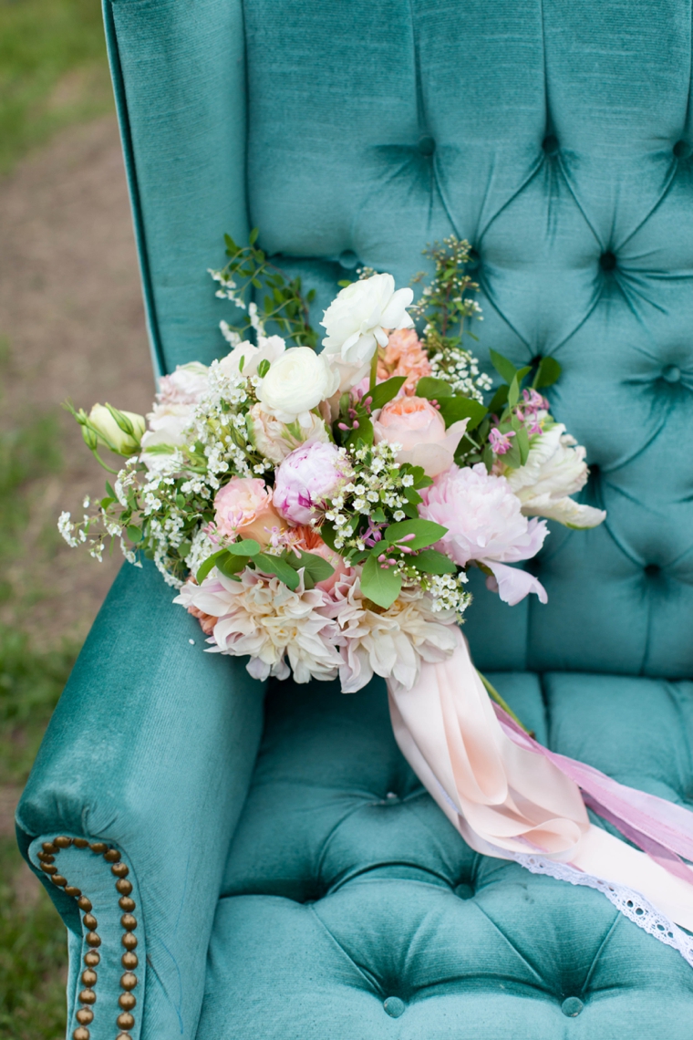 Vintage Shabby Chic Wedding Inspiration via TheELD.com