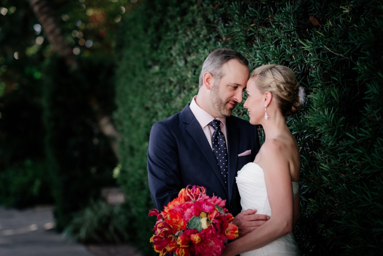 A Chic Oceanside Coral Wedding via TheELD.com