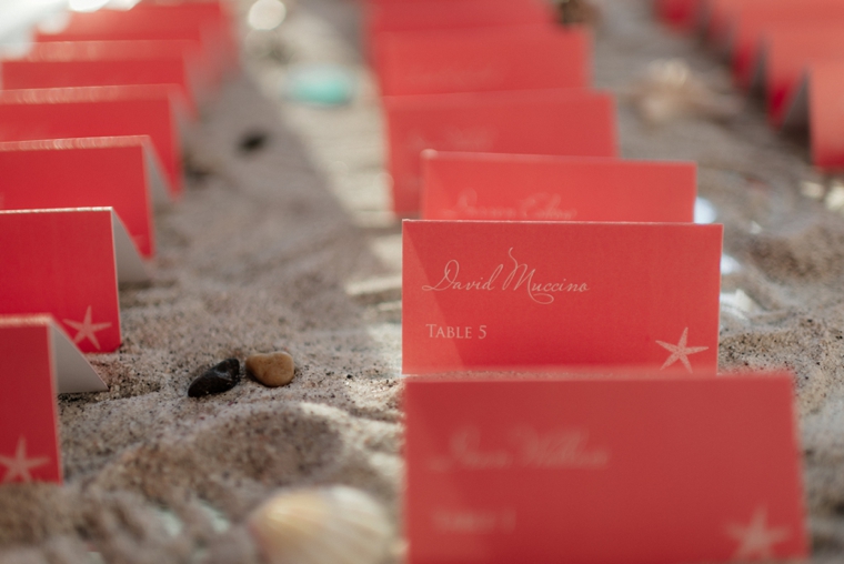 A Chic Oceanside Coral Wedding via TheELD.com