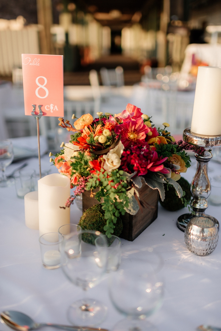 A Chic Oceanside Coral Wedding via TheELD.com