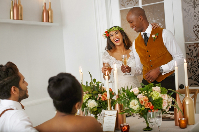 Boho Chic & Modern Wedding Inspiration via TheELD.com