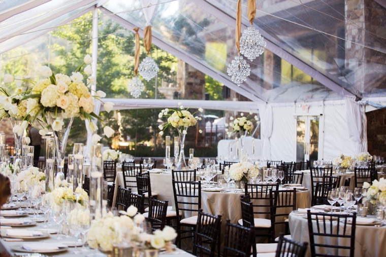 Elegant & Romantic White Wedding via TheELD.com