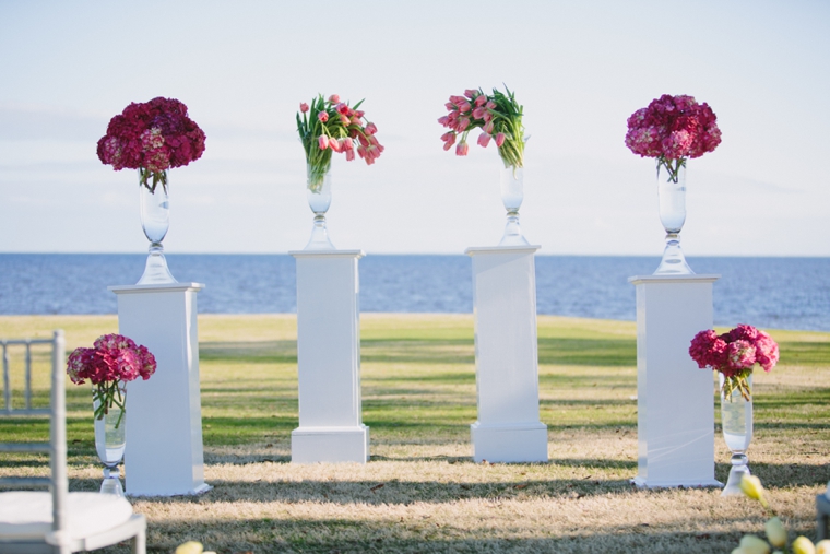 Modern Chic Pink and Navy Wedding via TheELD.com