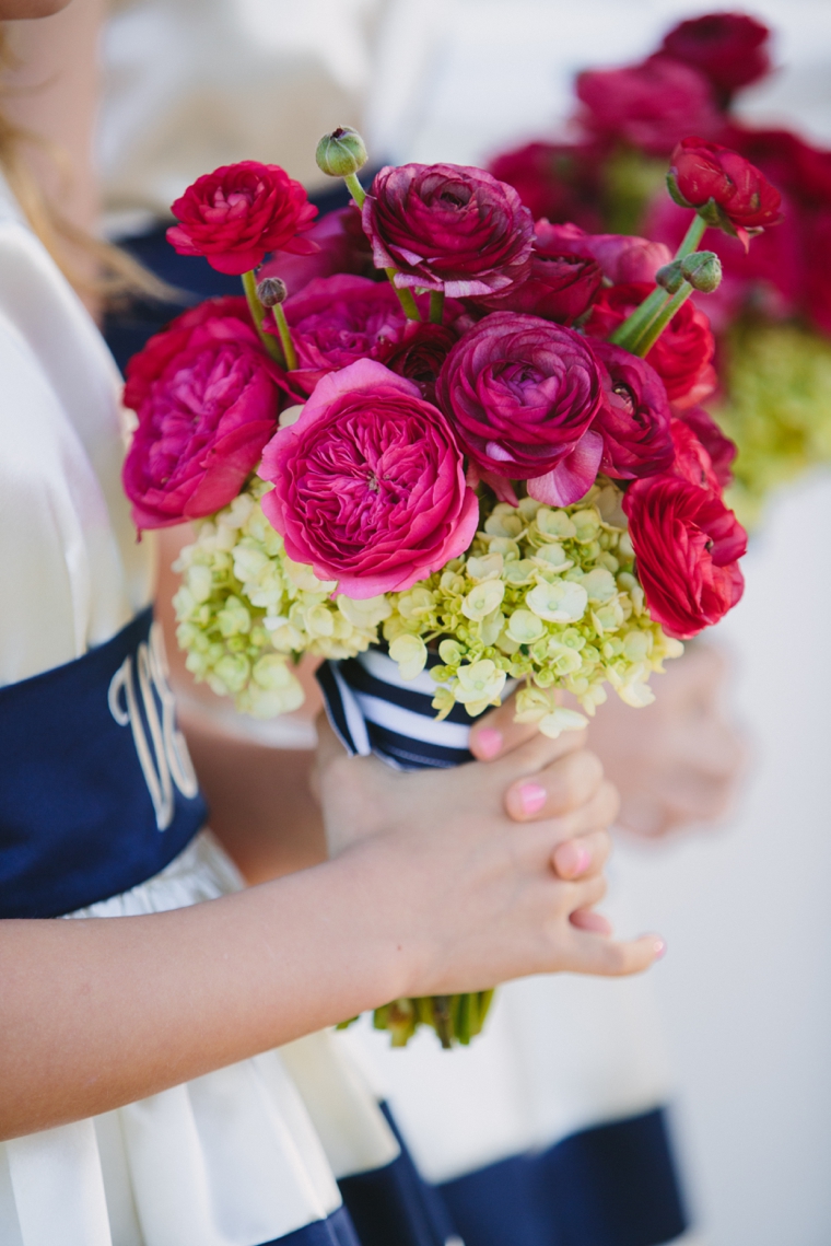 Modern Chic Pink and Navy Wedding via TheELD.com