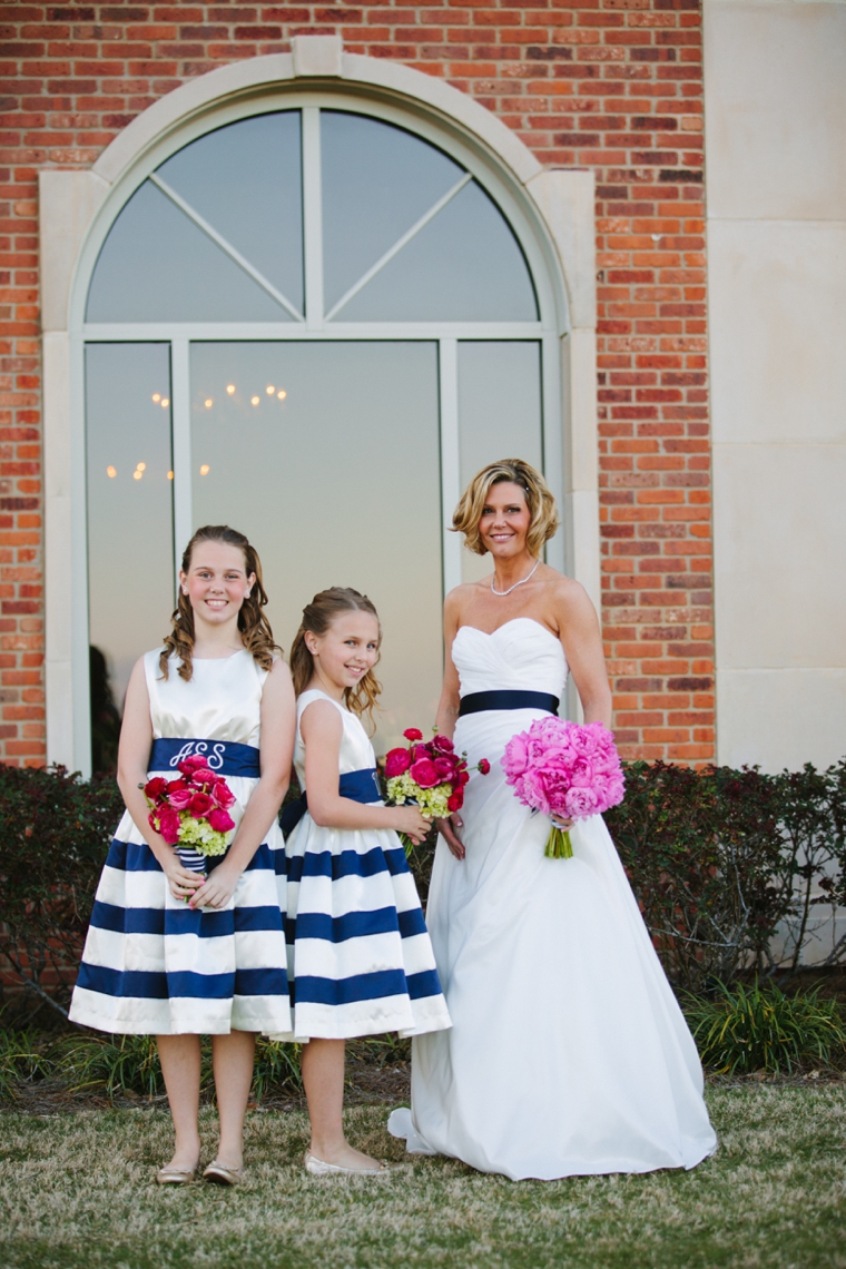 Modern Chic Pink and Navy Wedding via TheELD.com