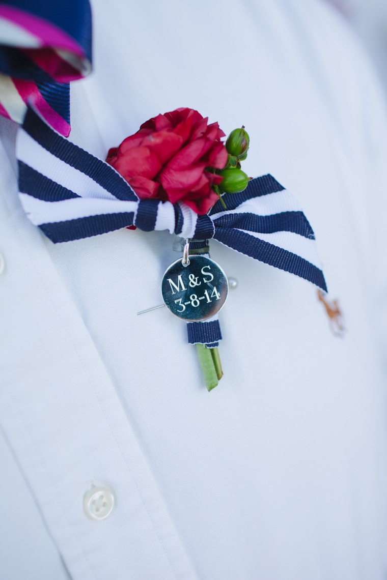 Modern Chic Pink and Navy Wedding via TheELD.com