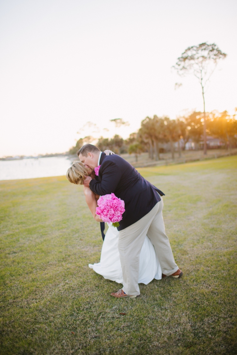 Modern Chic Pink and Navy Wedding via TheELD.com