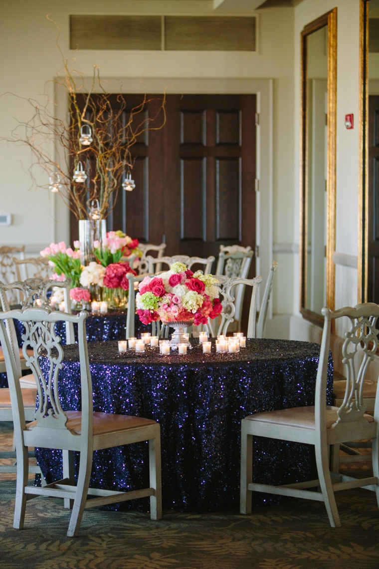 Modern Chic Pink and Navy Wedding via TheELD.com