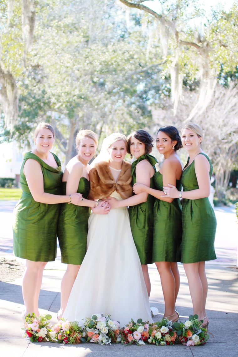 Nature Inspired Pink, Peach, & Green Florida Wedding via TheELD.com