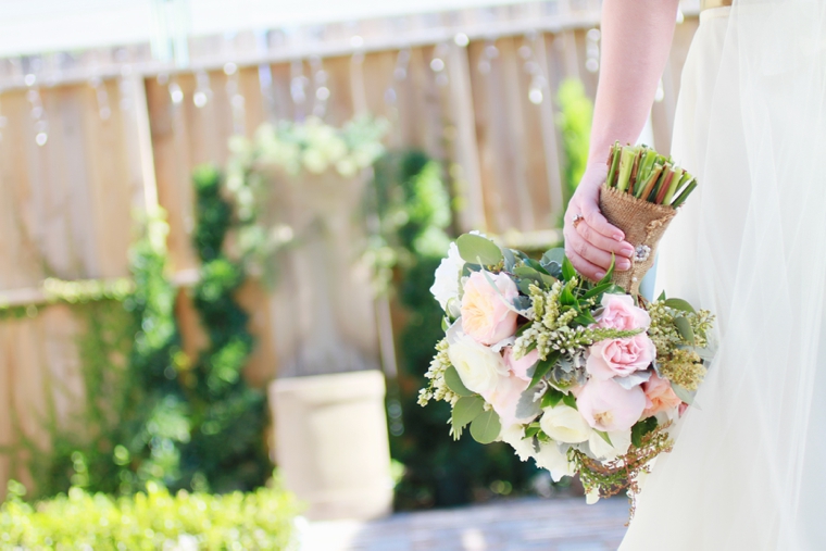 Nature Inspired Pink, Peach, & Green Florida Wedding via TheELD.com