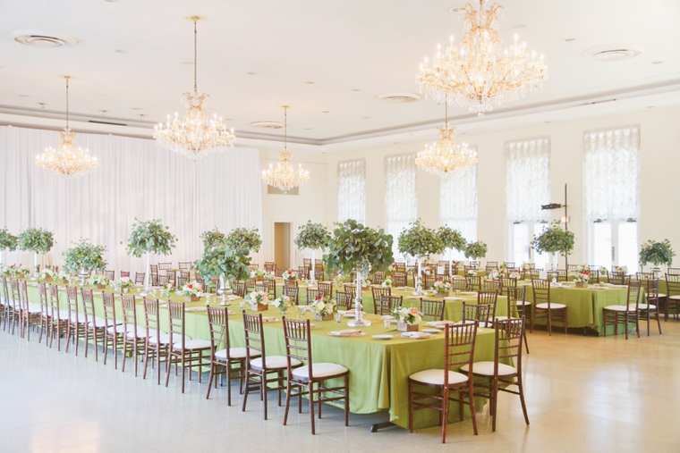 Nature Inspired Pink, Peach, & Green Florida Wedding via TheELD.com