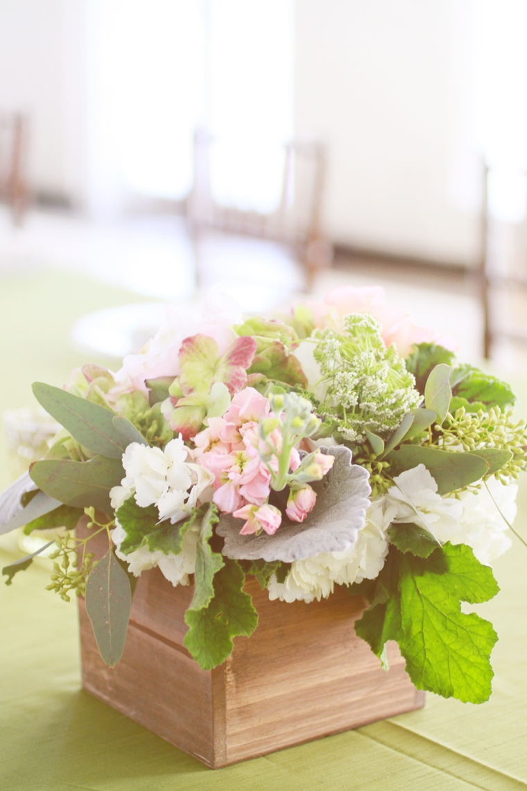 Nature Inspired Pink, Peach, & Green Florida Wedding via TheELD.com