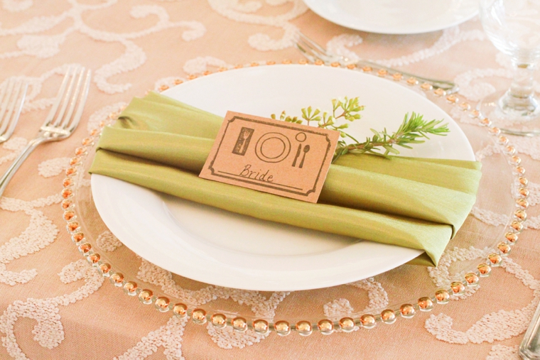 Nature Inspired Pink, Peach, & Green Florida Wedding via TheELD.com