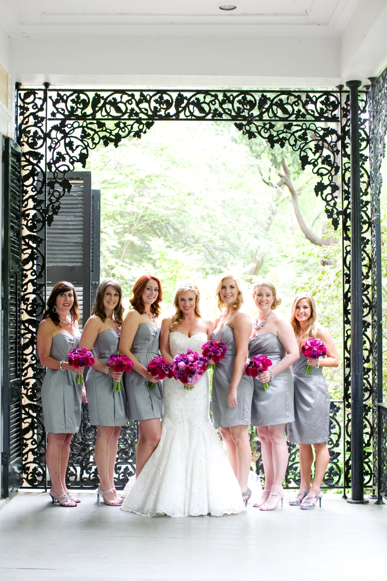 Pink & Purple South Carolina Wedding via TheELD.com
