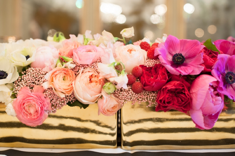 Modern Pink and Black Wedding Ideas via TheELD.com