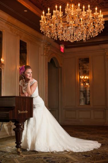 Modern Pink and Black Wedding Ideas via TheELD.com