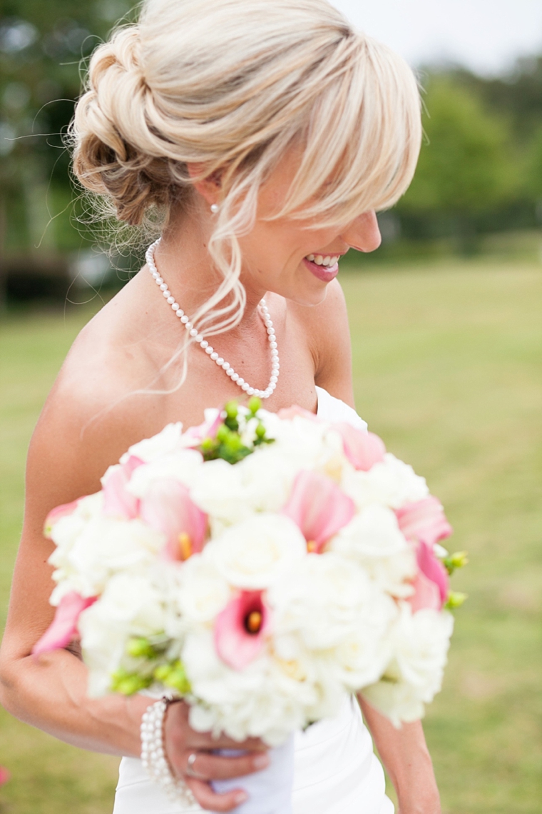 Chic Pink and Gray Wedding via TheELD.com