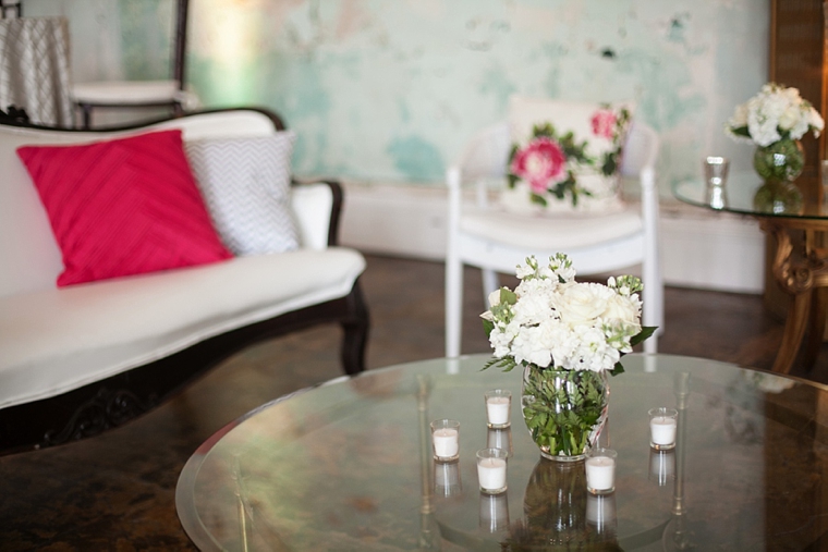 Chic Pink and Gray Wedding via TheELD.com