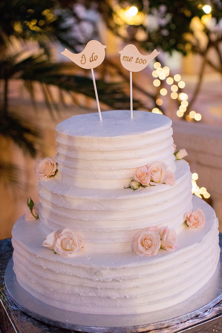 Romantic Blush and Gold Wedding via TheELD.com