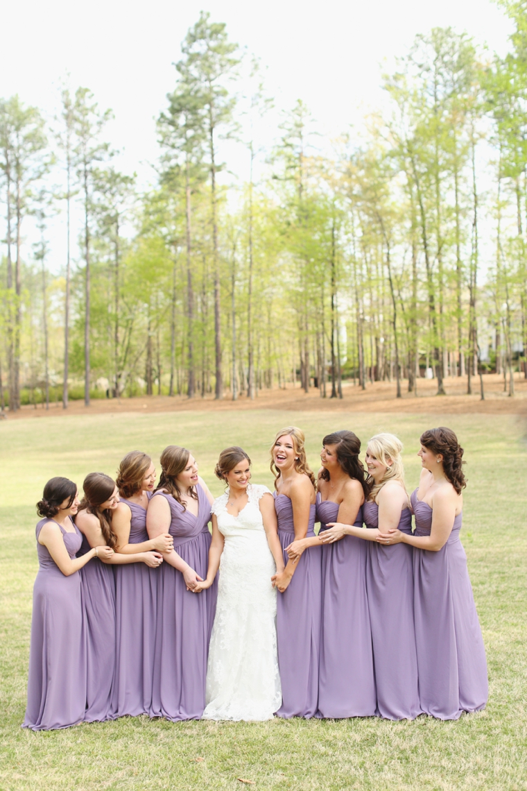 Romantic Lavender Alabama Wedding via TheELD.com