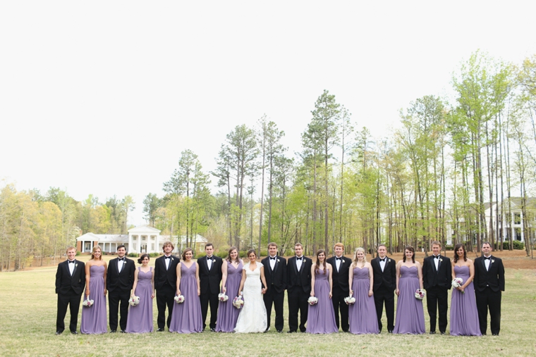 Romantic Lavender Alabama Wedding via TheELD.com