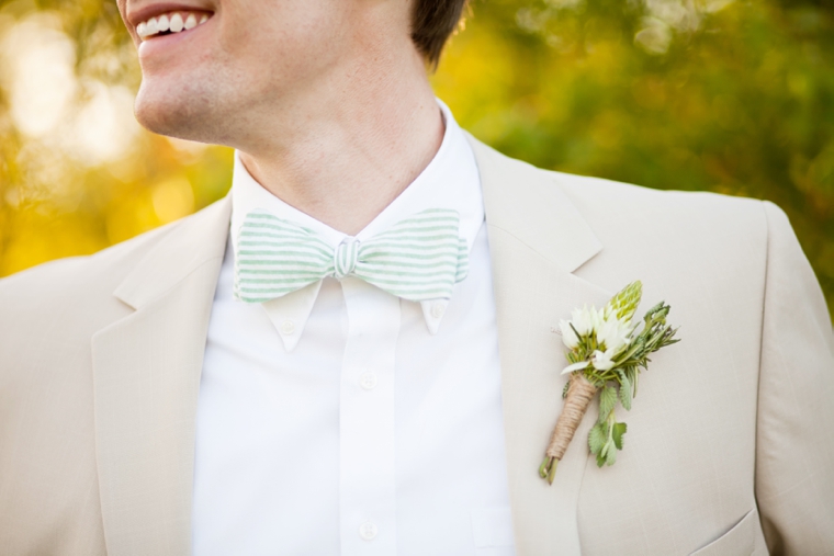 A Rustic Green & White Southern Wedding via TheELD.com