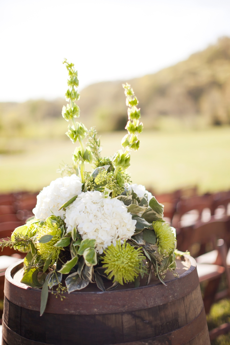 A Rustic Green & White Southern Wedding via TheELD.com