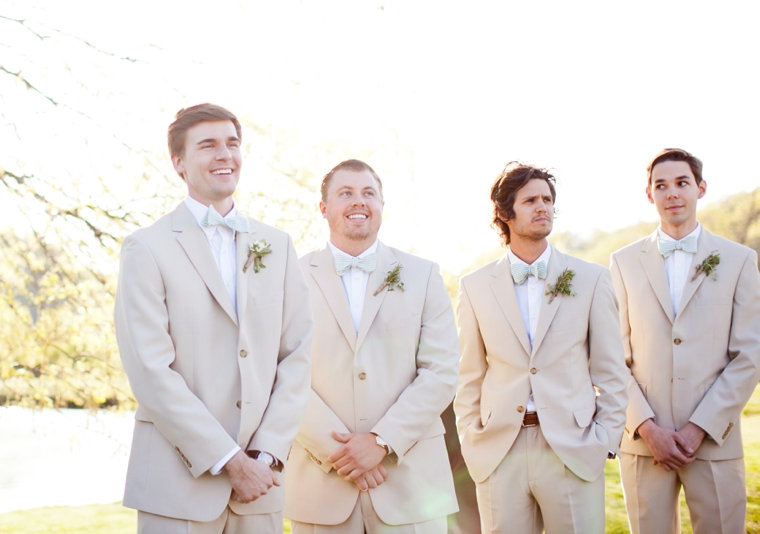 A Rustic Green & White Southern Wedding via TheELD.com