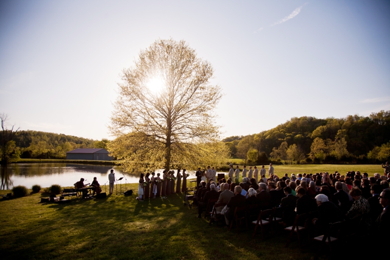 A Rustic Green & White Southern Wedding via TheELD.com