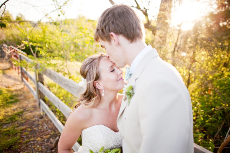 A Rustic Green & White Southern Wedding via TheELD.com