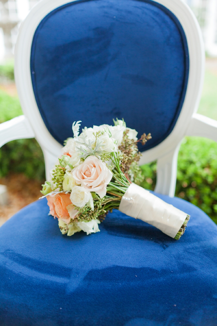 Eclectic Navy, Mint, & Peach Wedding Ideas via TheELD.com