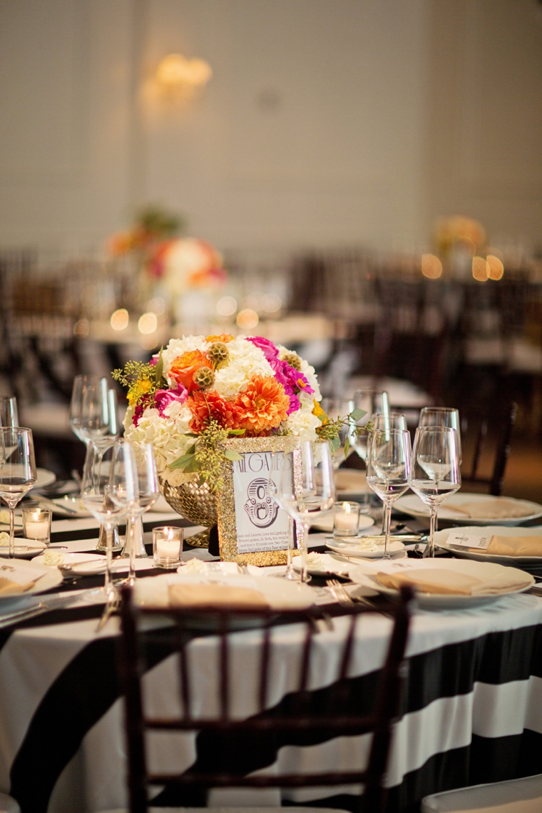 A Colorful Great Gatsby Inspired Wedding via TheELD.com