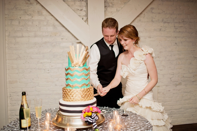 A Colorful Great Gatsby Inspired Wedding via TheELD.com