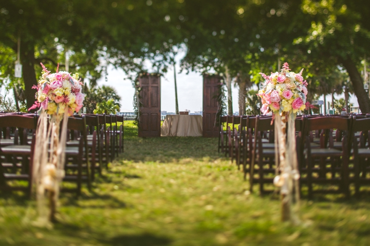 A Romantic & Vintage Garden Wedding via TheELD.com